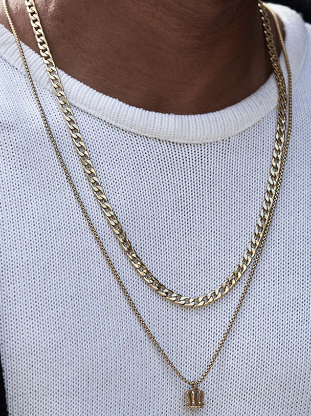 Crown Necklace X Gold